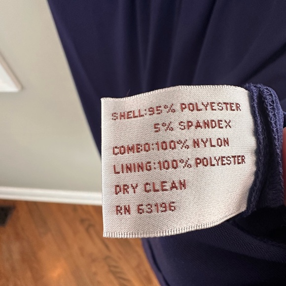 Sleevless Indigo Dress w/ zipper - Picture 3 of 4